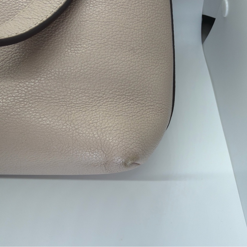Kate Spade Medium Leather Shoulder Bag Tan Neutral Beige - Picture 2 of 5